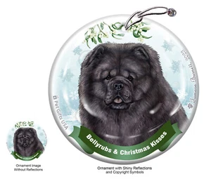 Bellyrubs & Kisses Ornament - Blue Chow Chow 081A - Picture 1 of 1