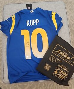 COOPER KUPP - AUTOGRAPHED Jersey NIKE Authentic Fanatics Large Los Angeles RAMS