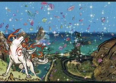 VISUAL MAT X1 CAPCOM 30TH OKAMI 2014 NOT FOR SALE - Immagine 1 di 2