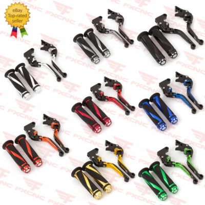 For Aprilia RSV MILLE/R 1999-2003  CNC Brake Clutch Levers Grips Fold Extendable - Image 1 of 4