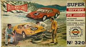 VINTAGE LYRA RALLYE MONTE CARLO FERRARI P6 PININFARINA B/O R/C GRIECHISCH GEBRAUCHT IN BOX - Bild 1 von 15