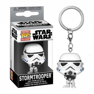 Star Wars Schlüsselanhänger Figürchen Pocket Pop! Vinyl Stormtrooper 4cm 530521 - Picture 1 of 3