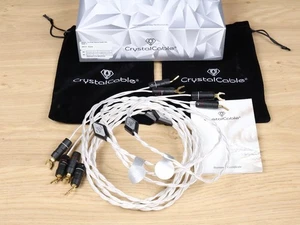 Crystal Cable Ultra2 Diamond highend silver-gold audio speaker cables 3,0 metre - Picture 1 of 4