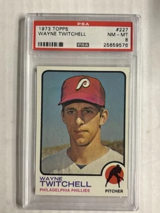 Wayne Twitchell 1973 Topps 227 PSA 8 Phillies - Imagen 1 de 1