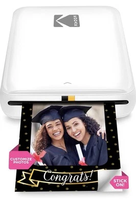 Kodak Step Instant Printer Bluetooth/NFC Wireless Photo Printer w/5 Sheets Paper - Image 1 of 4