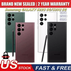 NEW SEALED SAMSUNG GALAXY S23 ULTRA/S22 ULTRA 8+256GB GSM CDMA FACTORY UNLOCKED - Picture 1 of 18