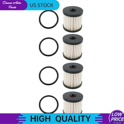 Juego de 4 filtros de combustible nuevos para Harley-Davidson Road King Electra Glide FXSB FXS Foto 1 de 4