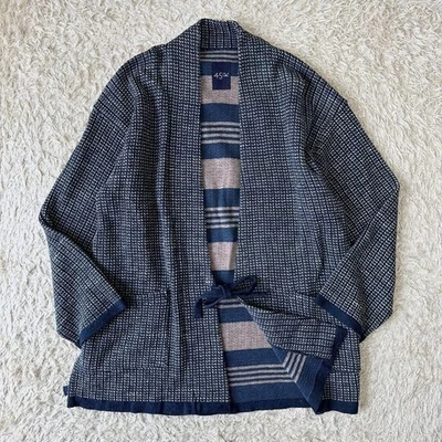 Blusa Current tag 45R 45 rpm Indigo Navajo Tweed Camue USADA de Japón #T0545 Foto 1 de 4