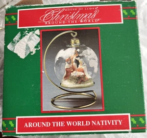 House of Lloyd Christmas Around the World Nativity Ornament Stand 1995 Orig Box - Picture 1 of 9