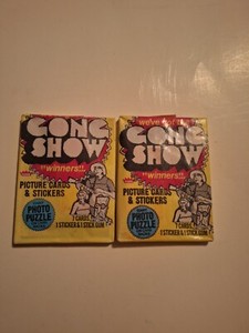 Lot of 2: 1977 Fleer GONG SHOW Wax Packs 