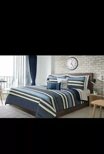 Floral Classic Quilt Collection King Grey Gray Large 3 pcs - Picture 1 of 3