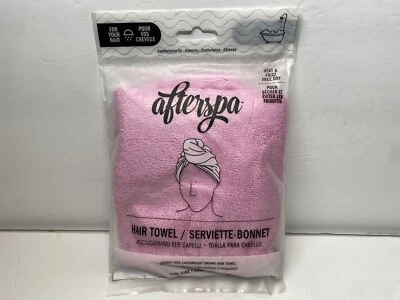 Afterspa Heat & Frizz Free Dry Hair Towel Wrap • Pink - Image 1 of 2