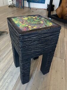 Bespoke Artistic Driftwood Black Oak coffee table