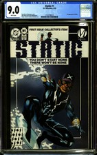 STATIC #1 (1993 DC Comics) CGC 9.0 VF/NM 1st Appearance
