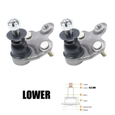 2 ШТ НИЖНИЙ ШАРОВОЙ ШАРНИР ДЛЯ TOYOTA PRIUS 2003 2004 2005 06-2007 XW20 HYBRID - Изображение 1 из 4