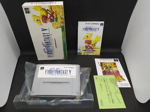 Final Fantasy V 5 - NEW SAVE BATTERY - Super Famicom Nintendo SFC JP - SHVC-F5 - Imagen 1 de 24