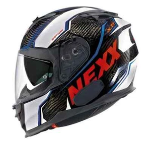 NEXX X.T1 XT1 - Carbon Fiber RAPTOR Helmet White-Red Size XL - Bild 1 von 2