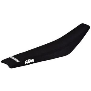 2016-2018 KTM SX-SXF 125 250 350 450 SEAT COVER Gripper BLACK #143 LOGO - Picture 1 of 4