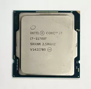 Read* Intel Core i7-11700F 2.5GHz 8-Core 16MB LGA1200 CPU SRKNR None Working - Picture 1 of 7