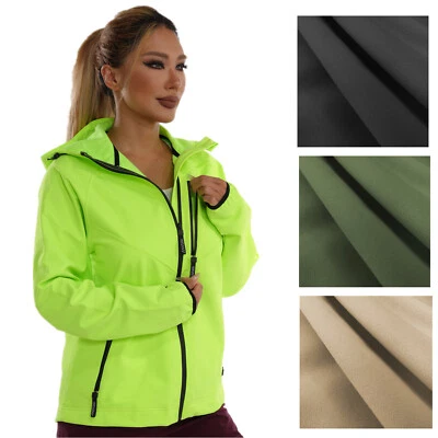 Women's Winter Cycling Jacket Thermal Warm Waterproof Rain Outdoor Coats Hooded - Image 1 of 4