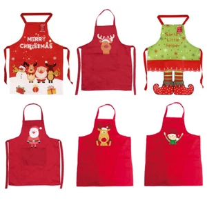 Kids Christmas Apron Xmas Party BBQ Wear Art Craft Smock - Picture 1 of 7