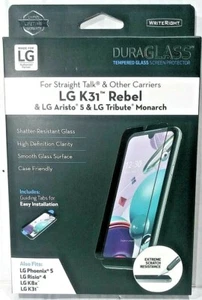 LG K31 Rebel DURAGLASS Tempered Glass Screen Protector - Picture 1 of 4
