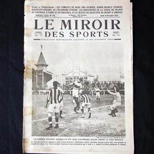 LE MIROIR DES SPORTS NUMMER 75 1921 OLYMPISCHER FUSSBALL VON LILLE - Bild 1 von 1