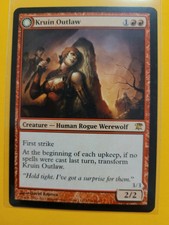 Kruin Outlaw / Terror of Kruin Pass Innistrad NM Red Rare MAGIC CARD