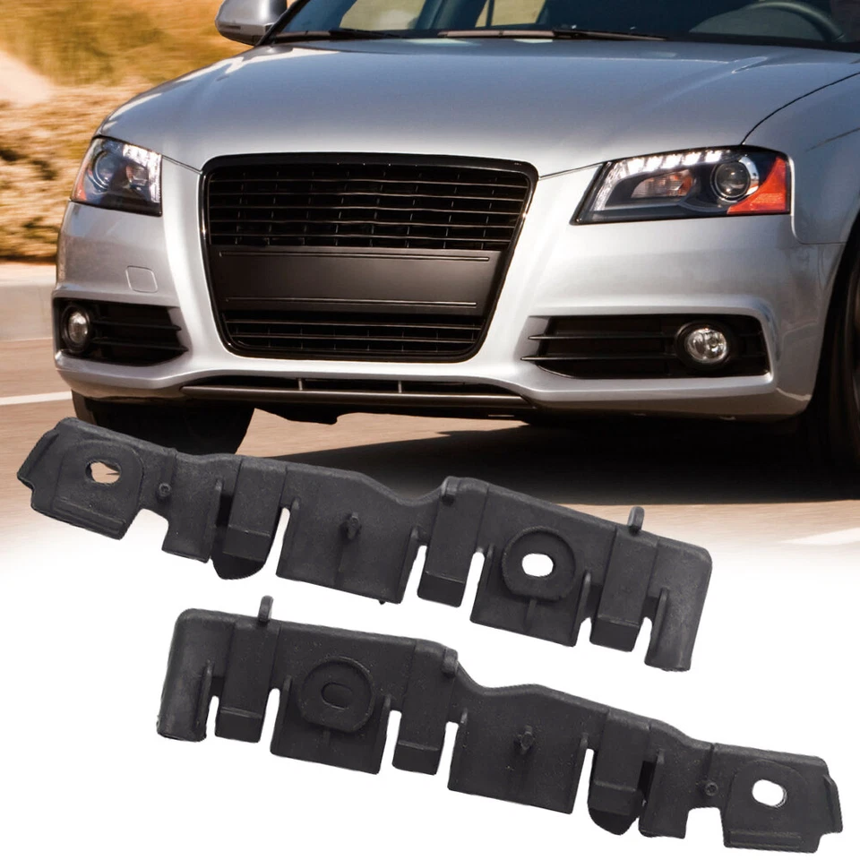 Кронштейн для поддержки направляющей переднего бампера черный поддержка бампера для Audi A3 2009-2013 - Изображение 1 из 4