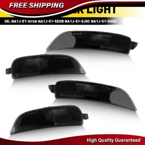 4X Front Rear Smoked Side Marker Light Housing For 2016-2022 Mazda Miata MX-5 - Picture 1 of 10