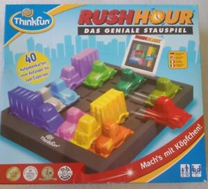 ThinkFun Rush Hour Junior Logikspiel Kinder Auto Stauspiel Rotes Brettspiel 