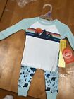 Baby Boy Pajama Set, Size 12 Month , Camping/ Sunset Theme , New With Tag