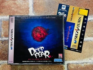Juego Deep Fear Sega Saturn SS Japón JP con manual Obi Spine Fast - Imagen 1 de 16
