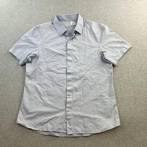 Lululemon Shirt Mens Small Short Sleeve Button Up Athletic Casual Performance - Picture 1 of 11
