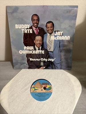 KANSAS CITY JOYS - BUDDY TATE, PAUL QUINICHETTE, JAY MCSHANN -  1976 LP SNTF 716 Foto 1 de 4