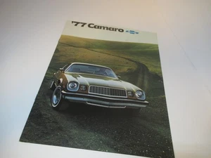 Vintage 1977 Chevy Camaro Dealership Sales Advertising Brochure 11" x 8.5" - Imagen 1 de 17