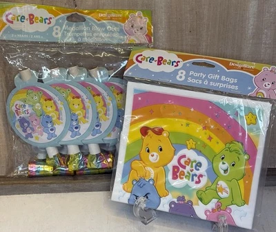CARE BEARS 8 reventones, 8 bolsas de botín/regalo retiradas RARO 2007 NOS Foto 1 de 3