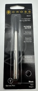 Cross Refill Selectip Medium Size Point Gel Rollerball Pen Black Ink, 0.7mm 8523 - Picture 1 of 5