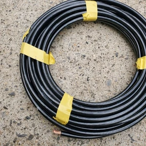 6 AWG THWN-2 Wire 17 Ft Stranded Insulated Copper Black Sheath 600V 17' - Picture 1 of 7