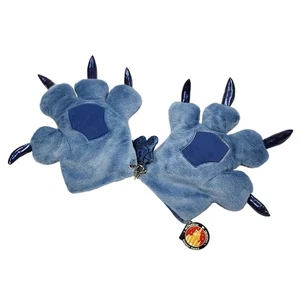 Vintage Disney Parks Lilo & Stitch Paws Plush Hands Gloves Costume Cosplay NEW - Picture 1 of 4