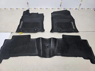 Juego de alfombrillas para todo tipo de clima originales Toyota 4Runner 13-22 almohadillas para cubierta de piso Foto 1 de 4