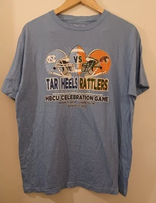 Camiseta azul para hombre North Carolina Tar Heels vs. Florida A&M Rattlers talla XL Foto 1 de 4
