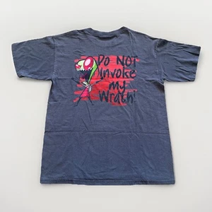 Invader Zim Shirt Mens L Do Not Invoke My Wrath Vintage Y2K Nickelodeon - Picture 1 of 11