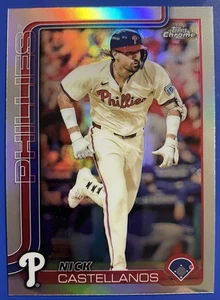 Refractor Nick Castellanos #226 cromado Topps 2025 - Imagen 1 de 1