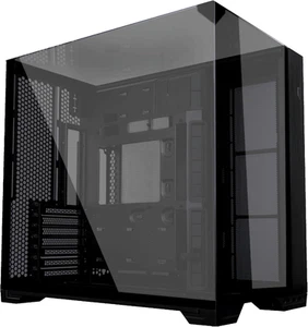 Lian Li O11 Vision Compact Black-Steel-Tempered Glass ATX Mid Tower Computer Cas - Afbeelding 1 van 12