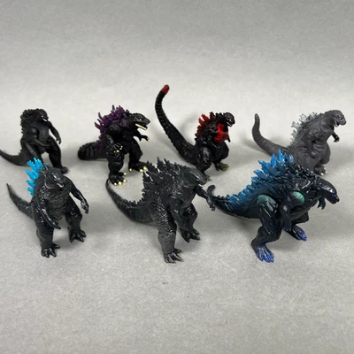 Lote de 7 figuras sueltas Godzilla (2 legendarios Toho Jakks) 5 desconocidos conjunto de 3,5" Foto 1 de 4