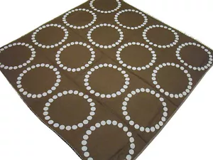 Feiner indischer Tischüberzug Wolle Vintage Stil elegant Jamawar Leinen Topper 60 Zoll - Bild 1 von 1