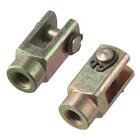 2pcs M6x1 I Type Connector Female Thread Cylinder Installation Accessories