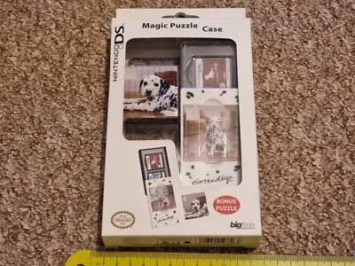 ESTUCHE OFICIAL DE CARTUCHO DE JUEGO DE PUZZLE MÁGICO NNINTENDO DS LITE Nintendogs ¡NUEVO! Foto 1 de 2