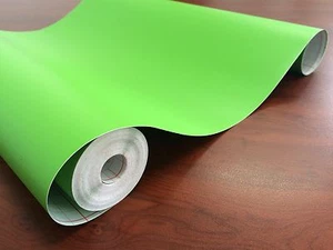 DC 200-2901 Matt Green Apple Self Adhesive Vinyl 45cm x 15m German Made DIY - Picture 1 of 7